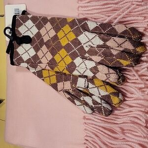 Beautiful NWOT Cashmere Blend Scarf with bonus Gloves